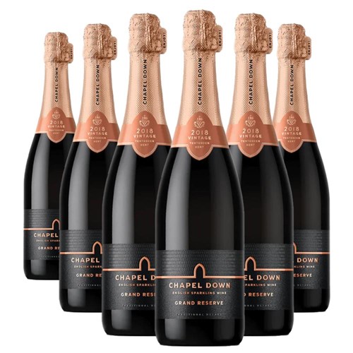 Crate of 6 Chapel Down Grand Reserve Brut English Sparkling 75cl